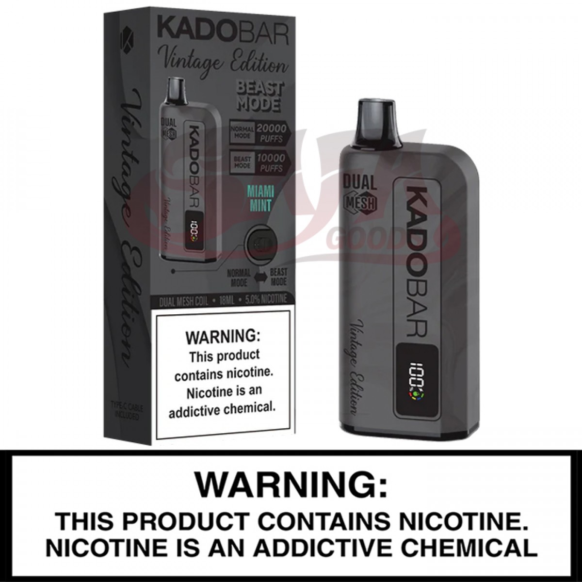 Kado Bar - Vintage Edition 20000 Puff Disposable Vapes [5PC]